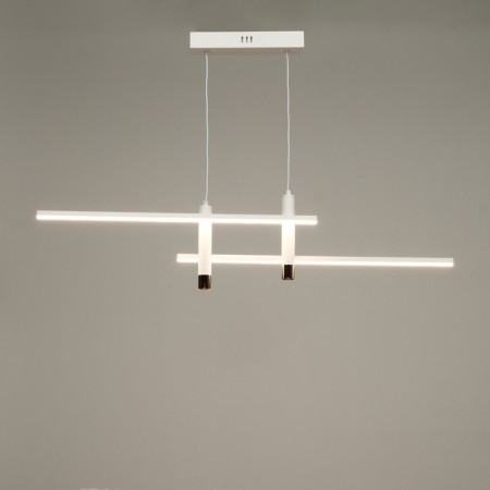 Lamp with DDD "Montana" LED 30W 3000-6000K white-gold 91x7x21 cm-1