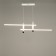 Lamp with DDD "Montana" LED 30W 3000-6000K white-gold 91x7x21 cm