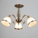 Madeleine chandelier 3x40W E27 Antique bronze 40x40x50 cm.