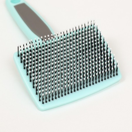 Pucoding plastic soft with rounded teeth, medium, 9 x 15.5 cm, turquoise-1