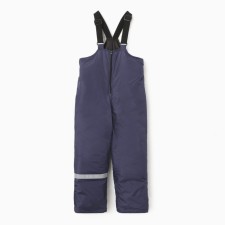 Baby trousers insulated, dark blue color, height 140 cm