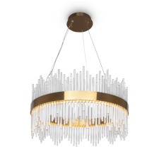 Suspended lamp Freya Fr10008PL-L46G Chalice, 600x600x1850 mm, LED, 46W, 2300LM, 3000K, Gold Color Gold