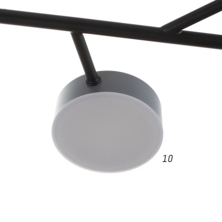 Causteen with PDD 2300/7GR LED 150W 3000-6000K gray 75x75x9 cm Bayerlux-7
