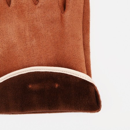 Gloves are male, dimensionless, without insulation, brown color-2