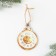Christmas tree decoration "Clock", 6.8 x 9 cm