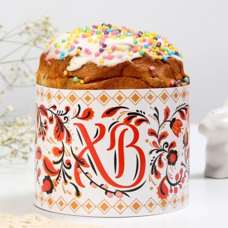 Kulich rim "Ornament" on Easter, 32.2 x 9 cm.-1