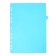 A4 sheet separator (245 x 305 mm), color, 12 sheets, "Devente. Pastel", polypropylene 140 μm, individual packaging
