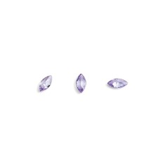 Crystals for volumetric inlay TNL “Marquis”, No. 2, Lilac, 10 pcs
