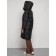 Coat insulated winter female, size 48, black color