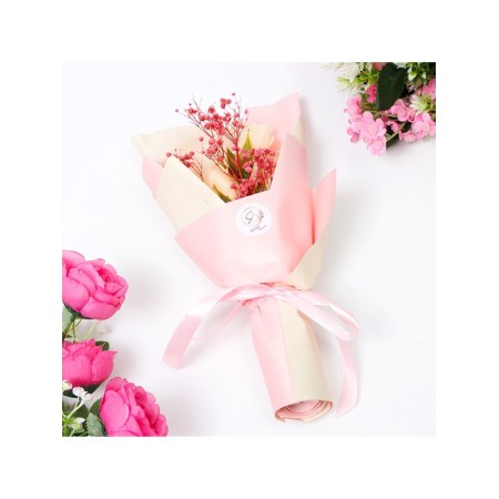 A premium bouquet of soap roses, 3 pcs-8