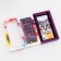 Box for 8 sweets + chocolate, with a window, umbrellas, 17.7 x 17.85 x 3.85 cm