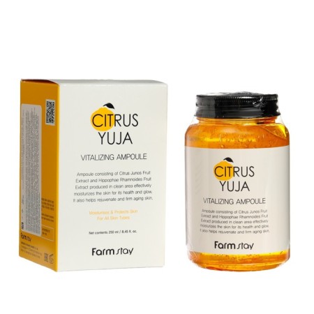 Ampulus serum Farmstay for the face with Extract EUZZU, 250 ml
