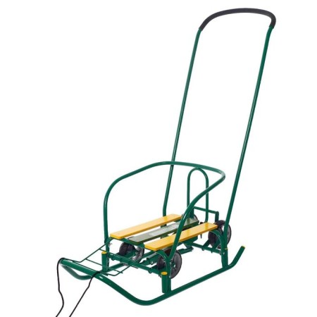 Sled "breeze 7 station wagon", green color
