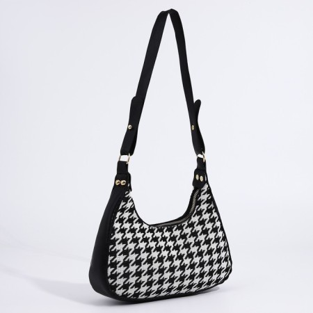 Women's textile bag, 20x23x5.5 cm, paws-4