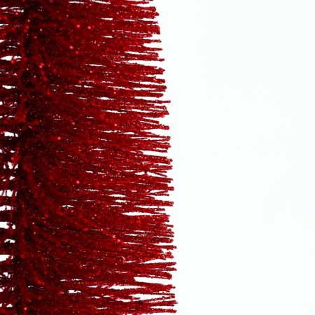 New Year's decor "Christmas tree in red color with sparkles" 8 × 8 × 20 cm-1