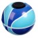 Ball "Luck" with spinar, color mix