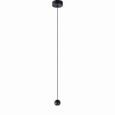 Lumber of the suspended Mantra Gruissan, LED, 400LM, 3000K, 87 mm, black color Black