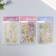 Stickers "Golden Flower Wooden" set 3 sheets mix 14.6x10.5 cm