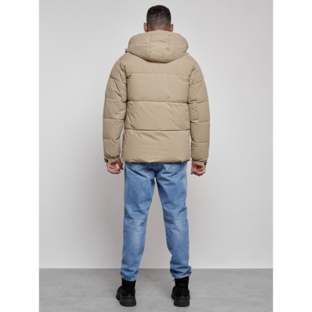 Male Winter jacket, size 58, beige color-3