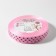 Kapron tape "Peas", 15 mm, 23 ± 1 m, pink color