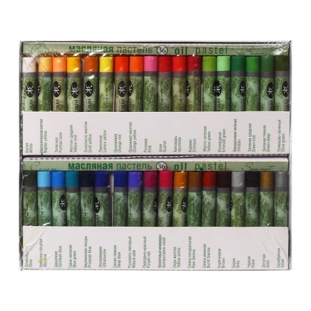 Oil Pastel ZHK "Sonnet", 36 colors, 9/59 mm, round, 7041157-5