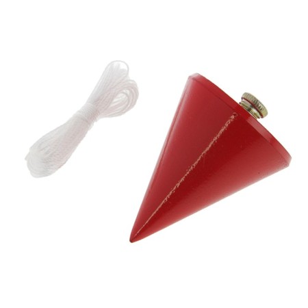 Conical plumb line "Remocolor", 300 g, steel, cord 5 m