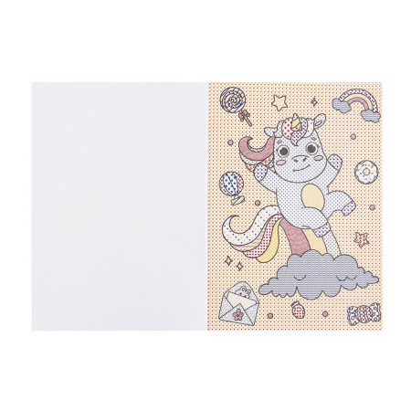 Water coloring with a brush "Unicorns"-4