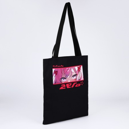 Bag Schoper "Anime Eyes", 35x0.5x40, Department without lightning, without lining, Black-2