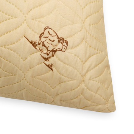 The pillow of the ultra -sheep "Sheep wool", size 70x70 cm, color mix, polyester fiber-1
