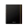 Notebook A5, 80 sheets in a cage on the crest Erichkrause "Accent", plastic toll cover, offset unit, whiteness 100%, mix