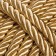 Cord for decor and finishes, twisted, decorative, brown, without braid, 12 mm x 25 m