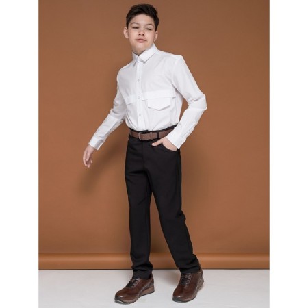 Surchachka upper for boys, height 128 cm, white color-7