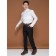 Surchachka upper for boys, height 128 cm, white color