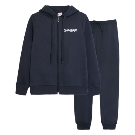 Sports set for a boy: jumper, trousers, height 158 ​​cm, dark gray color