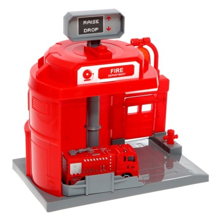 Parking "Firefight", with a rise, the machine drops off the button, the bell calls, mix-5