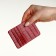 Cartholder, Textura, red color