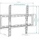 ARM Media Steel-3 TV, up to 50 kg, 22-65 ", wall, fixed, black