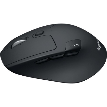 Logitech M720 Trithlon Black Optical Mouse (1000dpi) Wireless BT/Radio USB (6but)-1
