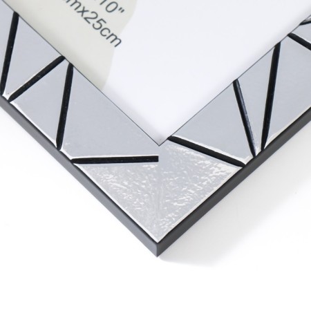 Photo frame plastic 20x25 cm "Chaos. Direct lines" silver 28.5x23.5 cm-2