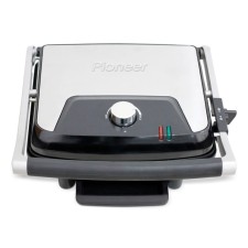 Electric Grill Pioneer GR1003E, 2000 W, anti -stick coating, silver