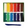 Soft plasticine (wax), 12 colors, 180 g, gamma "bee", with a stack