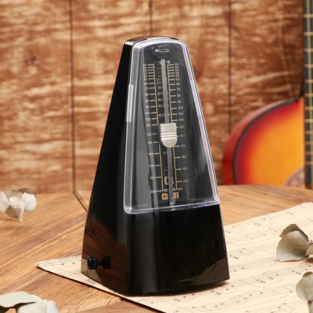 Mechanical GLEAM metronone, black, 40-408 beats per minute, 21 x 10 x 12 cm,-6