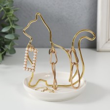 Souvenir ceramics, metal stand 