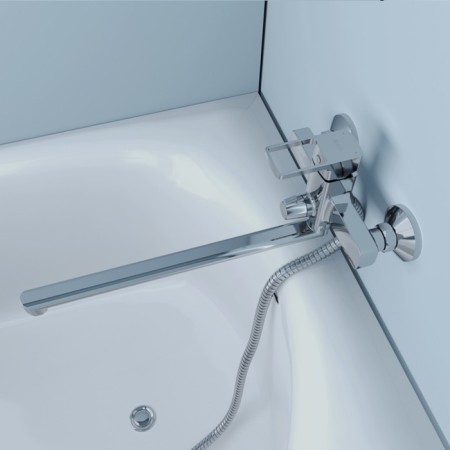 IDDIS BILD BILSB00I10WA bath mixer, long spout, chrome-12