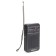 Radio receiver portable signal ether-17 black