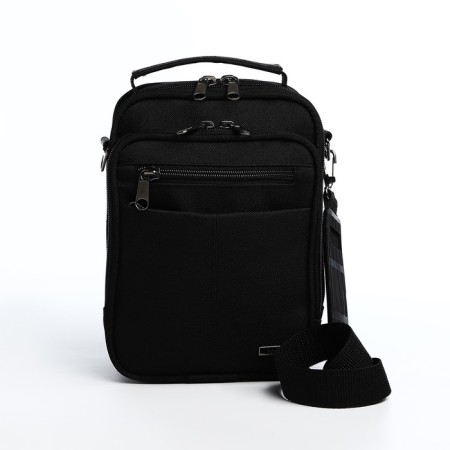 Male bag, black color-1