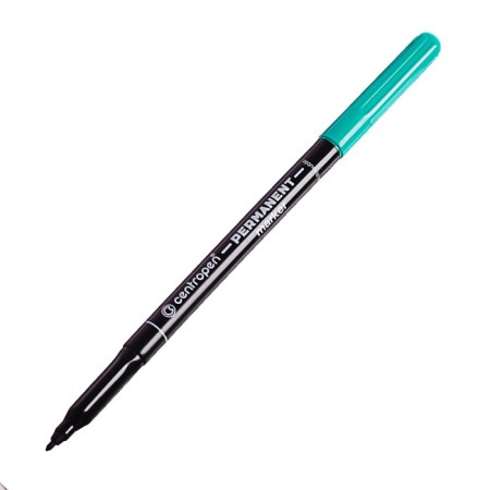 Permanent marker 2.0 mm centropen 2536, line 1mm, green color, light -resistant-1