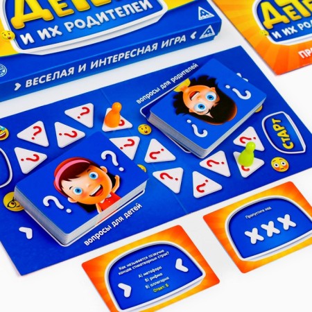Board Victor Game "For Children and their parents", 100 cards, 7+-2