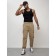 Cargo jeans men, size 50-52, beige color