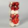 Set of balls plastic D-3 cm, 24 pcs "Melody" Front shine, white red